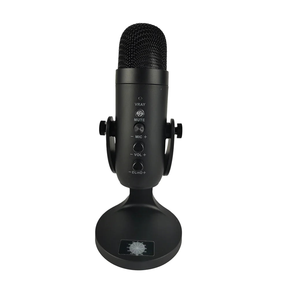 Computer PC Laptop USB Microphone with stand for Video Recording strea ...