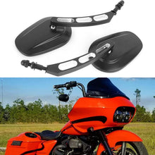 Load image into Gallery viewer, Black Motorcycle Side Mirrors For Harley Sportster Chopper Bobber Cruiser Custom
