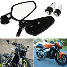 Load image into Gallery viewer, 7/8&quot; 22mm Motorcycle Rear View Mirrors Aluminum Bar End Mirror Motorbike
