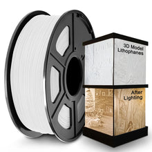 Load image into Gallery viewer, PLA+ 3D Filament 1.75mm White 1KG/Roll
