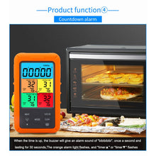 Load image into Gallery viewer, TS-TP40-X Wireless Waterproof Kitchen 4-pin Food Thermometer BBQ
