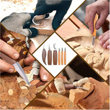 Load image into Gallery viewer, Wood Carving Chisel Cutter Kit Woodworking Whittling Cutter Gouges Tools
