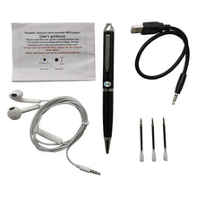 Load image into Gallery viewer, Q90B 64GB Digital Recording Writing Pen Voice Recorder Device Audio Earphone
