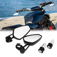 Load image into Gallery viewer, 7/8&quot; 22mm Motorcycle Rear View Mirrors Aluminum Bar End Mirror Motorbike
