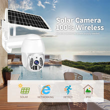 Load image into Gallery viewer, Q6 3MP Wifi Low Power Two-way Audio Outdoor Night Vision Solar Powered IP Camera
