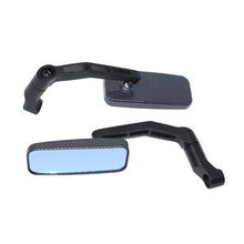 Load image into Gallery viewer, Pair Mirrors Rearview metal Custom Style Motorcycle Motorbike Carbon
