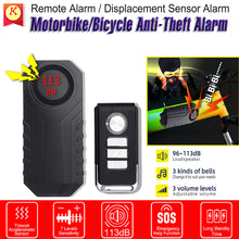 Load image into Gallery viewer, Bicycle Alarm Anti-Theft for Bike Motorcycle Car Vehicles with Remote Control
