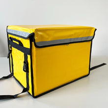 Load image into Gallery viewer, YELLOW 80L Food Delivery Bag Rear Rack For Motorcycle Bike Food Delivery Drivers
