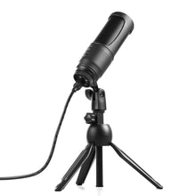 Load image into Gallery viewer, High Quality Computer Microphone with stand, USB PC Microphone for Video Recording
