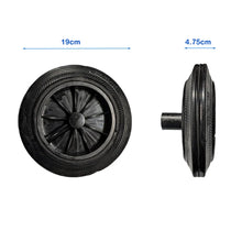 Load image into Gallery viewer, Wheelie Bin Replacement Wheels and Axles 100L 120L 240L