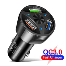 Load image into Gallery viewer, YSY-395KC Car Universial Triple Port USB QC3.0 Charger
