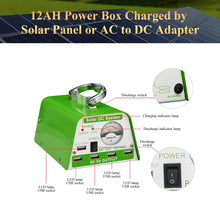 Load image into Gallery viewer, YH1003 30W 11V multifunctional Foldable small solar panel Green lighting kit
