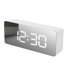 Load image into Gallery viewer, LED Mirror Night Lights Thermometer Multi-function Digital Alarm Clock
