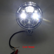 Load image into Gallery viewer, 5.75&quot; Chrome LED daymaker bullet headlight Harley Sportster dyna softail XL
