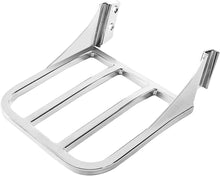 Load image into Gallery viewer, Chrome Rear Sissy Bar Backrest Luggage Rack For Harley Sportster Softail Dyna
