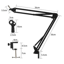 Load image into Gallery viewer, High Quality Adjustable Foldable stands for Mount Microphone
