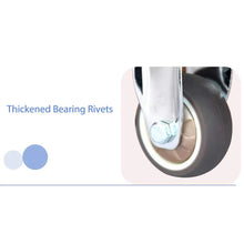 Load image into Gallery viewer, 4Pcs 3 in TPR Mute Heavy Duty Furniture Swivel Caster Wheels