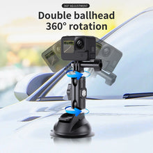 Load image into Gallery viewer, TELESIN Car Phone Holder Suction Cup 360° Adjustable 1/4 Adapter For GoPro
