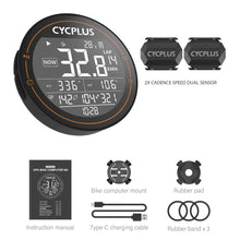 Load image into Gallery viewer, CYCPLUS M2 GPS Bicycle Computer Wireless ANT+ Bluetooth Waterproof Speedometer
