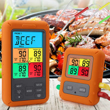 Load image into Gallery viewer, TS-TP40-X Wireless Waterproof Kitchen 4-pin Food Thermometer BBQ
