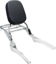 Load image into Gallery viewer, Steel Backrest Sissy Bar Luggage Rack for Yamaha V-Star Vstar 650 400 Classic
