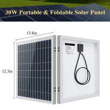 Load image into Gallery viewer, YH1003 30W 11V multifunctional Foldable small solar panel Green lighting kit
