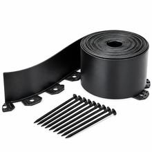 Load image into Gallery viewer, 10cm x 10m Lawn Garden Edging Kit Flexible Durable Border Paver