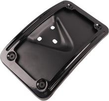 Load image into Gallery viewer, Black Curved Laydown License Plate Mount Bracket For Harley Dyna FXD Sportster
