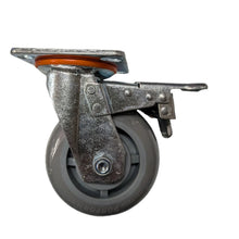 Load image into Gallery viewer, 4 pcs 5-inch 125mm Heavy Duty Industrial Castor Wheel TPR Mute Wheel