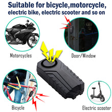 Load image into Gallery viewer, Bicycle Alarm Anti-Theft for Bike Motorcycle Car Vehicles with Remote Control
