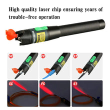 Load image into Gallery viewer, 30mW 30Km Fiber Optic Test Pen Red Light Source
