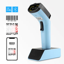 Load image into Gallery viewer, NETUM DS7500 2D Wireless 2.4Ghz Bluetooth Hands Free Automatic BarCode Scanner
