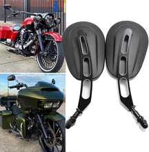 Load image into Gallery viewer, Black Motorcycle Side Mirrors For Harley Sportster Chopper Bobber Cruiser Custom
