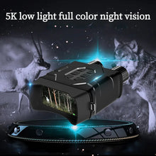 Load image into Gallery viewer, 5K UHD WIFI Binocular Telescope 10X Digital Zoom 300M Infrared night vision
