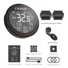 Load image into Gallery viewer, CYCPLUS M2 GPS Bicycle Computer Wireless ANT+ Bluetooth Waterproof Speedometer
