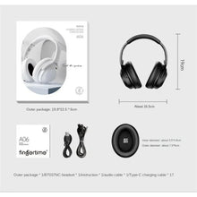 Load image into Gallery viewer, Fingertime Headset Anc Active Noise-Reduction Headset A06 Wireless Game Headset
