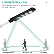 Load image into Gallery viewer, 200W 4 Mode Remote Control Led motion Outdoor Waterproof Ip65 Solar Street Light
