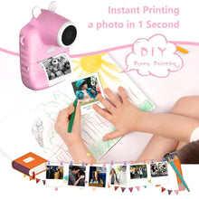 Load image into Gallery viewer, Instant Photo Camera With Print Paper 2.4 inch HD Camcorder
