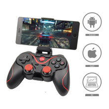 Load image into Gallery viewer, X3 wireless Bluetooth game handle for Android IOS PC PS3 Phone Tablet
