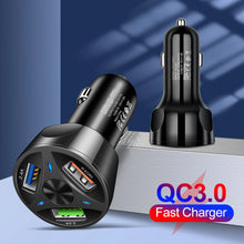 Load image into Gallery viewer, YSY-395KC Car Universial Triple Port USB QC3.0 Charger
