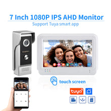 Load image into Gallery viewer, Smart WiFi Video Intercom 7 inch Touch Screen 1080P Waterproof Doorbell Camera
