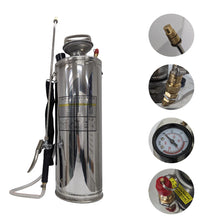 Load image into Gallery viewer, 10L Garden Irrigation Pneumatic Sprayer Shoulder Stainless Steel
