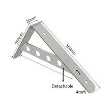 Load image into Gallery viewer, Stainless Steel Detachable Shelf Brackets Heavy Duty – 1 Pair