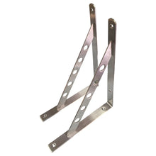 Load image into Gallery viewer, Stainless Steel Detachable Shelf Brackets Heavy Duty – 1 Pair