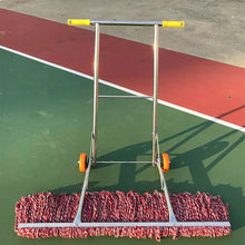 Load image into Gallery viewer, Commercial Dust Mop Cart Stainless steel Industrial Mop Dust Trolley