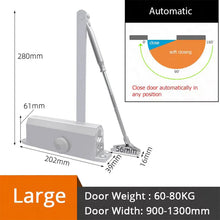 Load image into Gallery viewer, Hydraulic Buffer Automatic Door Closer Adjustable Speed Door Closing Equipment