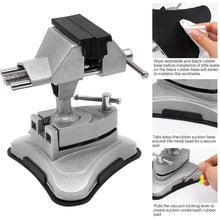 Load image into Gallery viewer, Universal Light Bench Mini Table Vise 360° Rotation Suction Cup Bench Clamp
