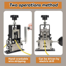 Load image into Gallery viewer, Manual Wire Stripping Machine Cable Peeling Cutter Drill-Driven
