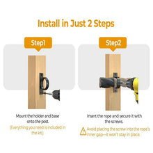 Load image into Gallery viewer, 5 pcs 2 Inch Stainless Steel Rope Holder Fence Brackets For Fencing Stair Fastener