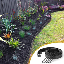 Load image into Gallery viewer, 6cm x 10m Lawn Garden Edging Kit Flexible Durable Border Paver